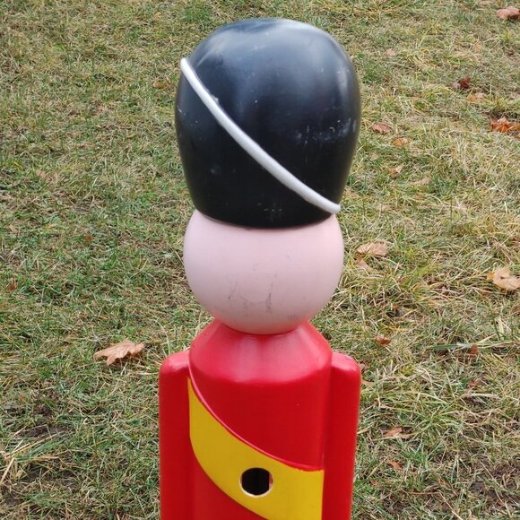 VINTAGE 1985 Blow Mold Toy Soldier Nutcracker Christmas Yard Decor TPI - Picture 11 of 14
